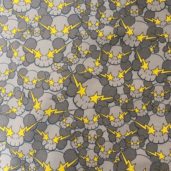 A Bathing Ape Bape Kaws Bapesta Skullsta Star Lightning Men’s XL Hoodie (Rare!) - Picture 2 of 12